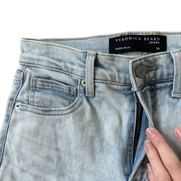 NEW Veronica Beard Sheridan Bell Bottom Jean Sky Wash - Picture 4 of 10